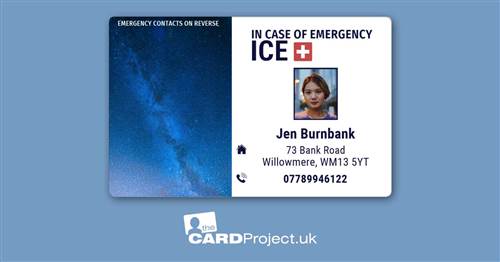 Deep Space ICE Photo ID Card